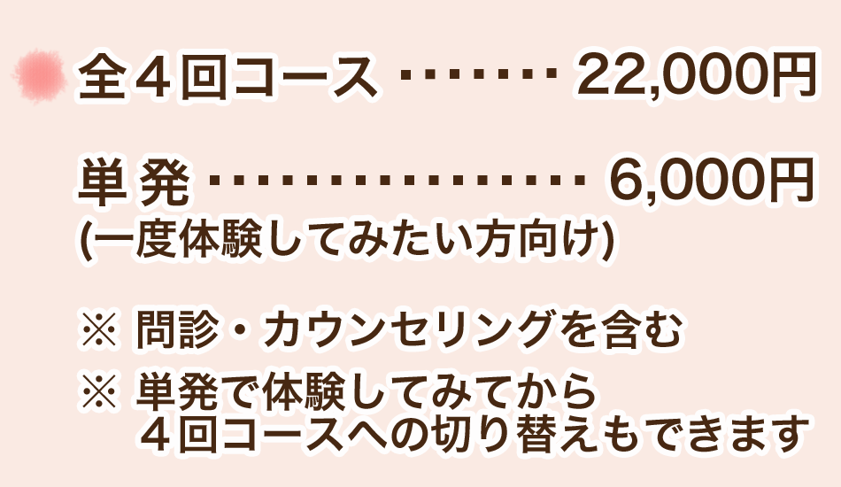 骨盤矯正コース